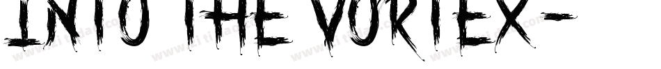 Into the Vortex字体转换